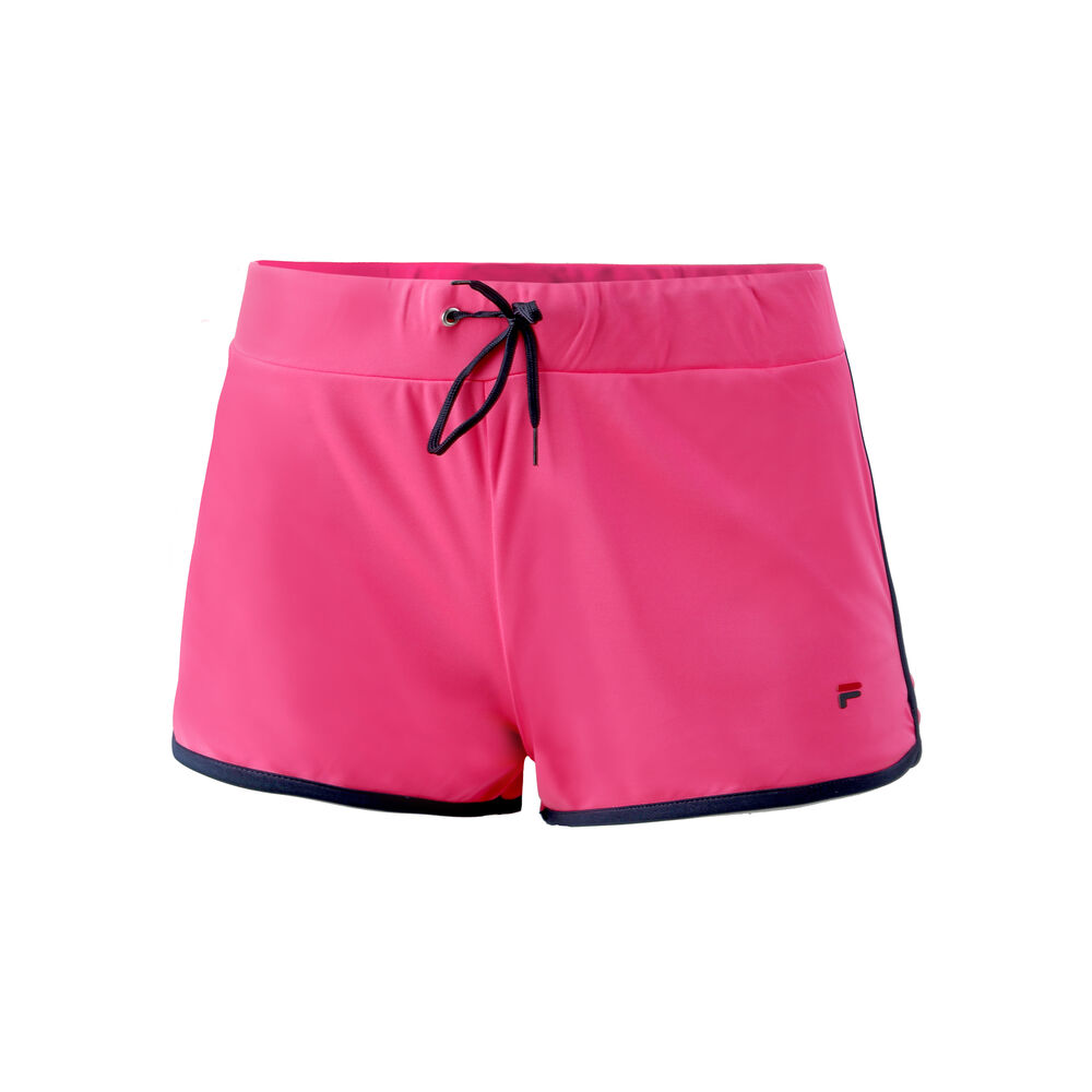 Fila Caro Shorts Femmes - Pink , Bleu Foncé