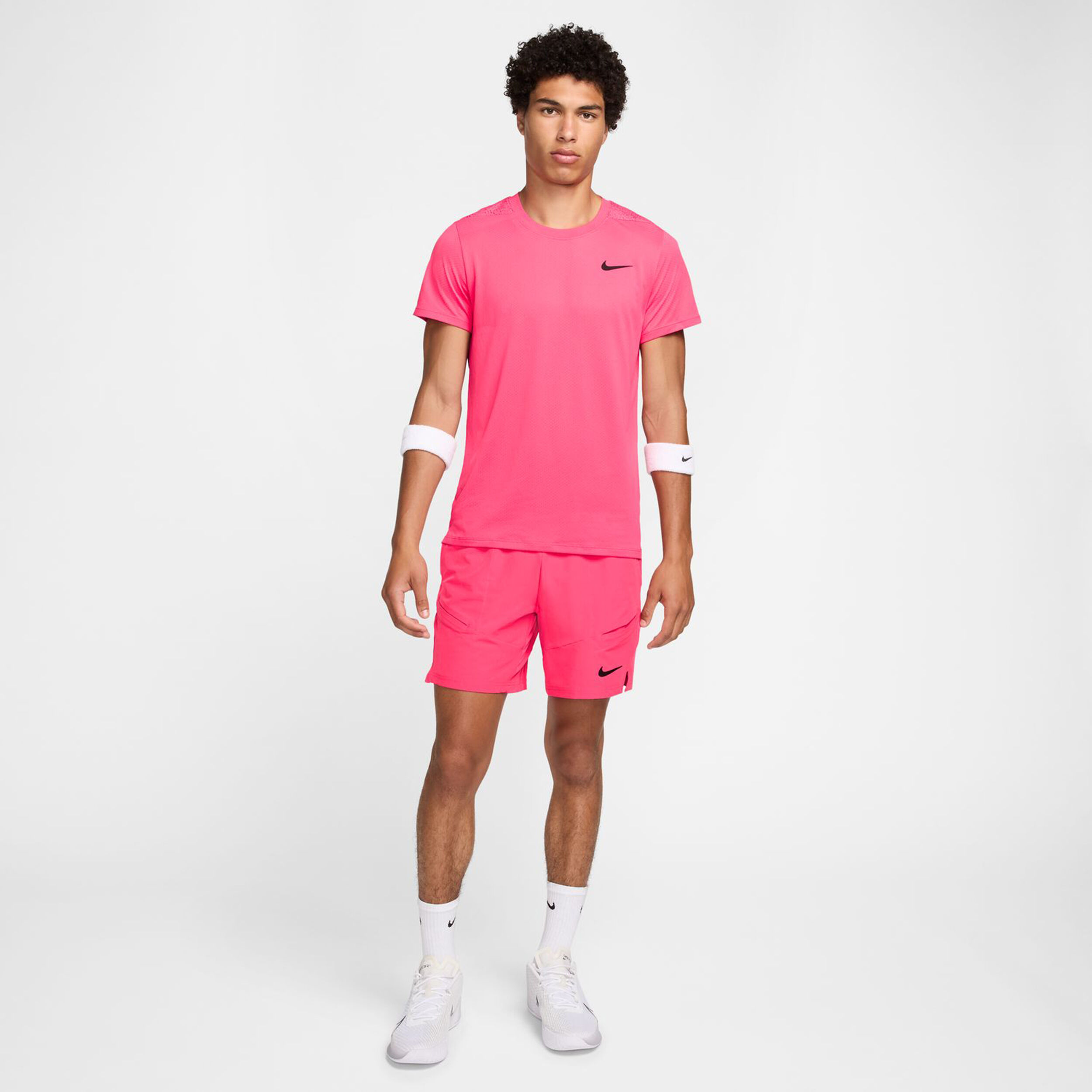 Neon pink nike shorts discount