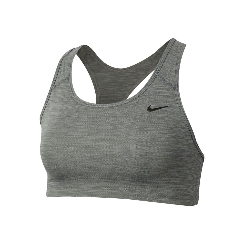 Nike Swoosh Soutien-gorge Sport Femmes - Gris Foncé, Noir