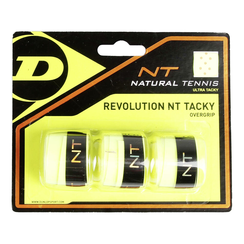 Dunlop Revolution NT Tacky Pack De 3 - Jaune