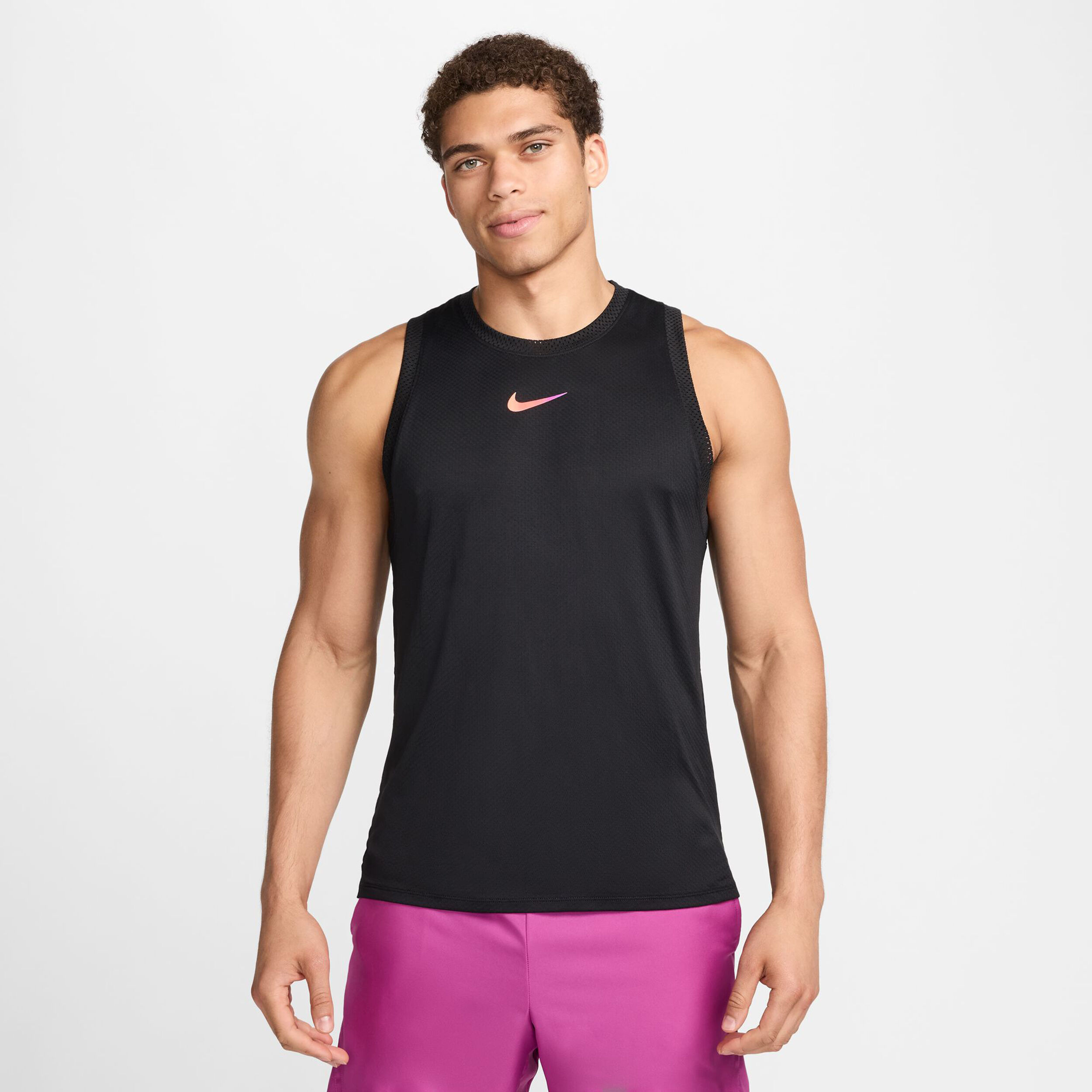 Mens black nike tank top best sale