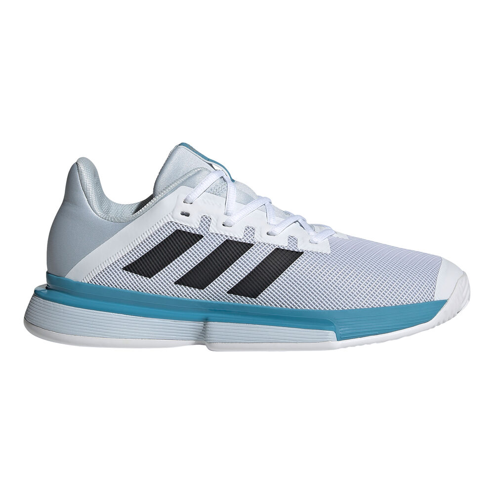 adidas SoleMatch Bounce Chaussures Toutes Surfaces Hommes - Gris Clair , Bleu