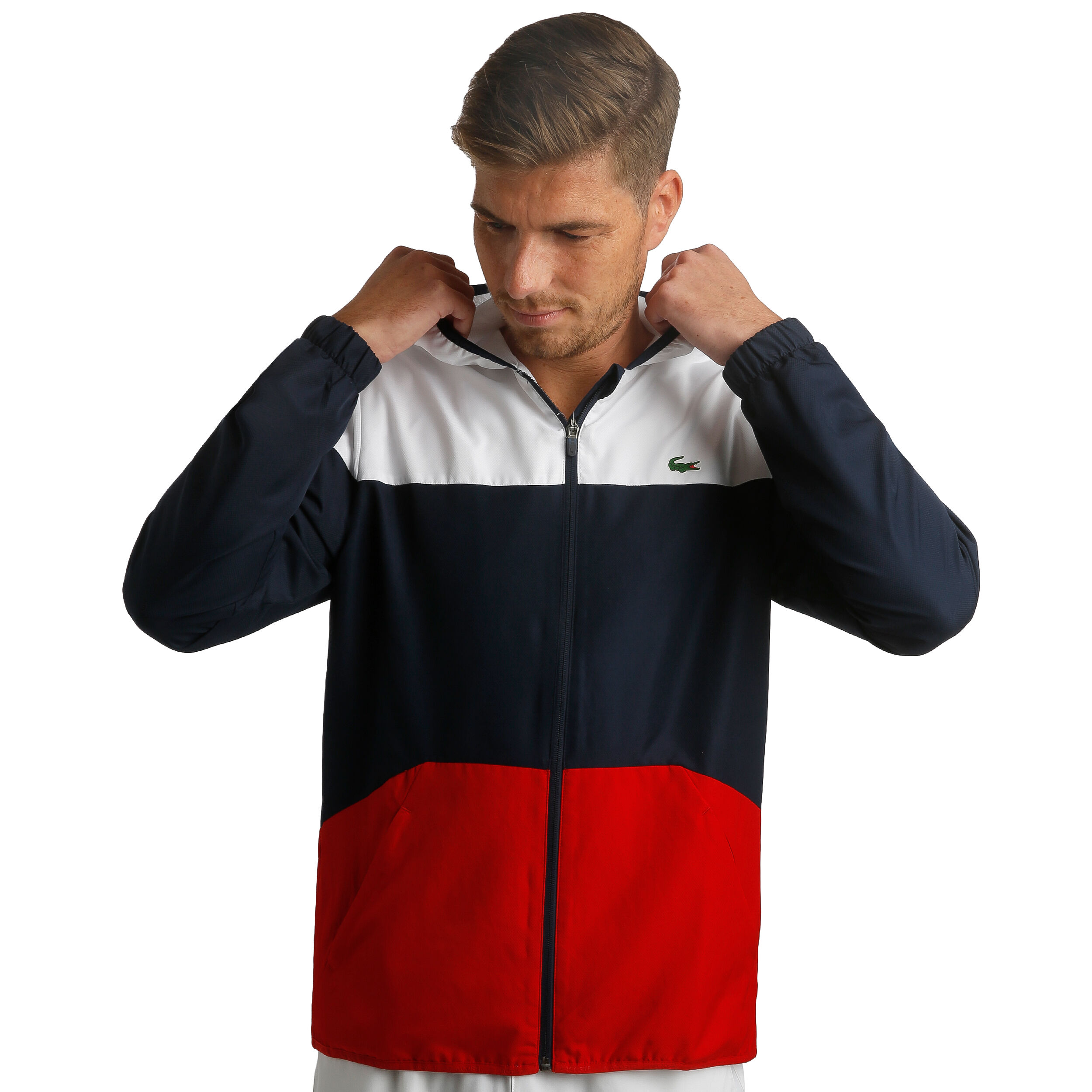 Veste lacoste rouge homme outlet