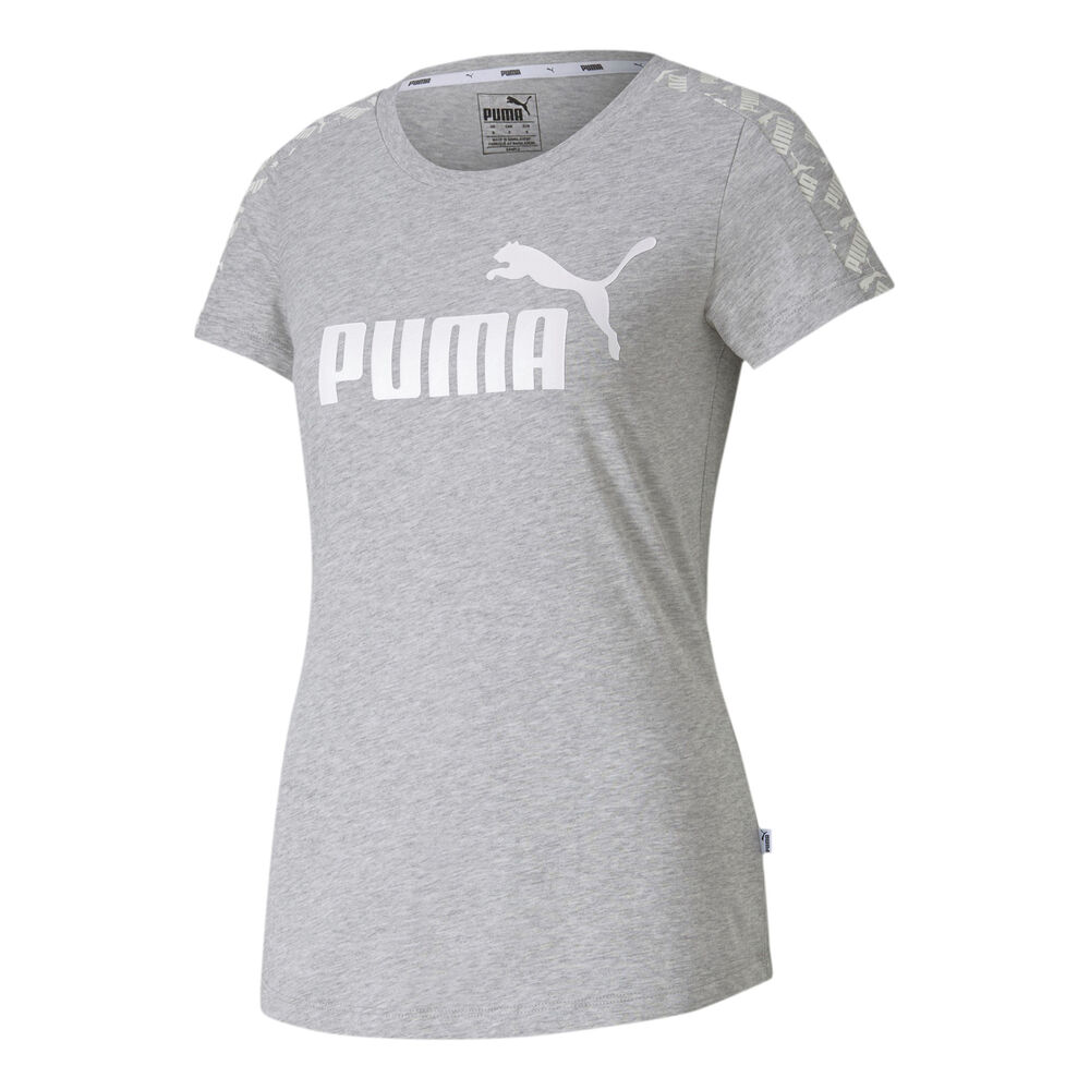 Puma Amplified T-shirt Femmes - Gris Clair , Blanc