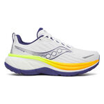 Chaussures de running Saucony Saucony Hurricane 25 Chaussure de running avec stabilisateurs Hommes-blanc, bleu