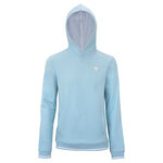 V&ecirc;tements de tennis Tecnifibre Tecnifibre Team Terry Sweat &agrave; capuche Unisex - bleu clair