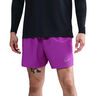 Challenger 5in Short De Running Hommes-Violet,Argent