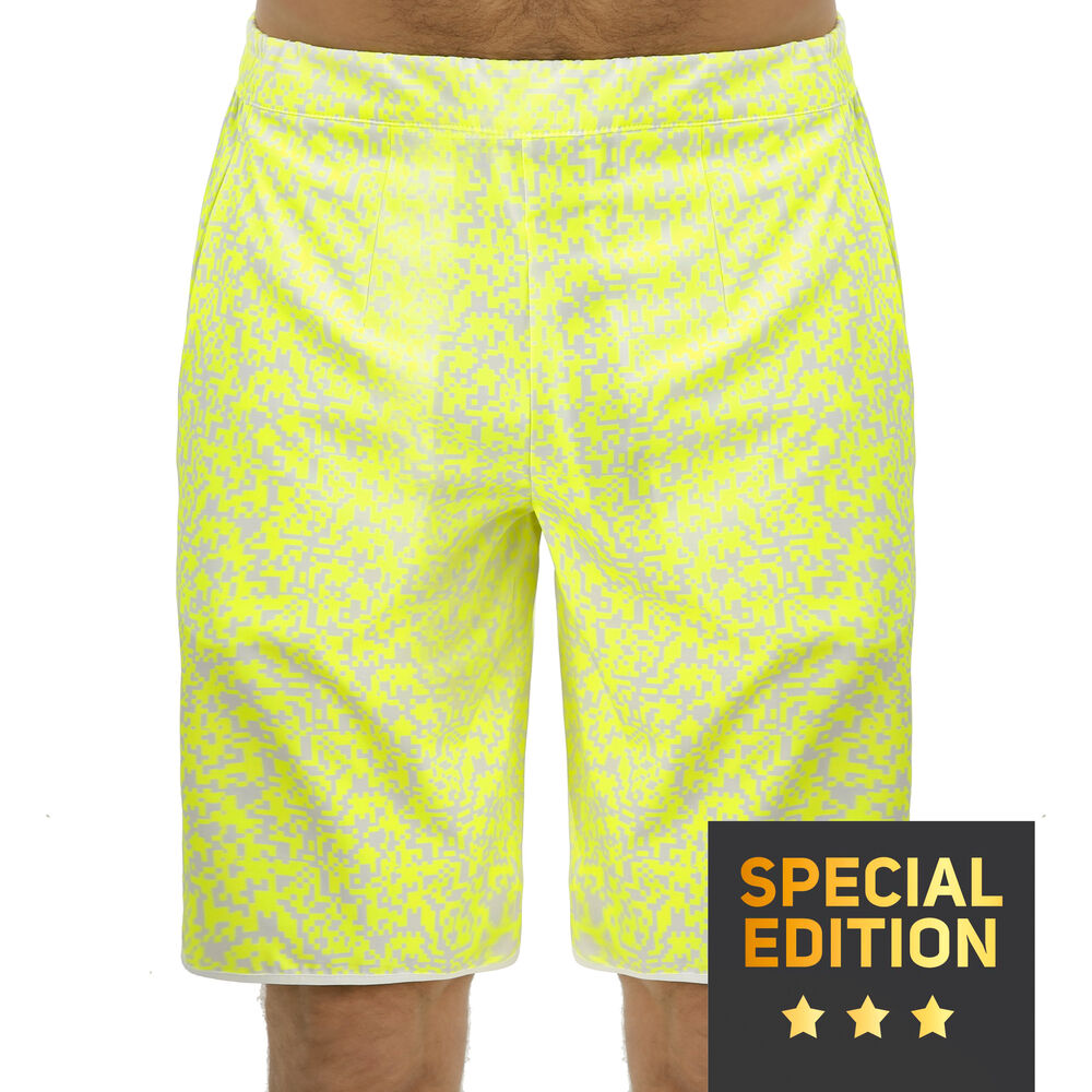 BIDI BADU Henry 2.0 Tech Shorts Edition Spéciale Hommes - Jaunes Fluo , Crème