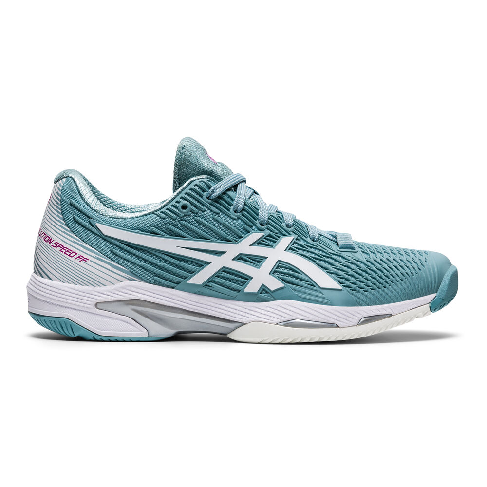 Asics Solution Speed FF 2 Chaussures Toutes Surfaces Femmes - Turquoise , Blanc