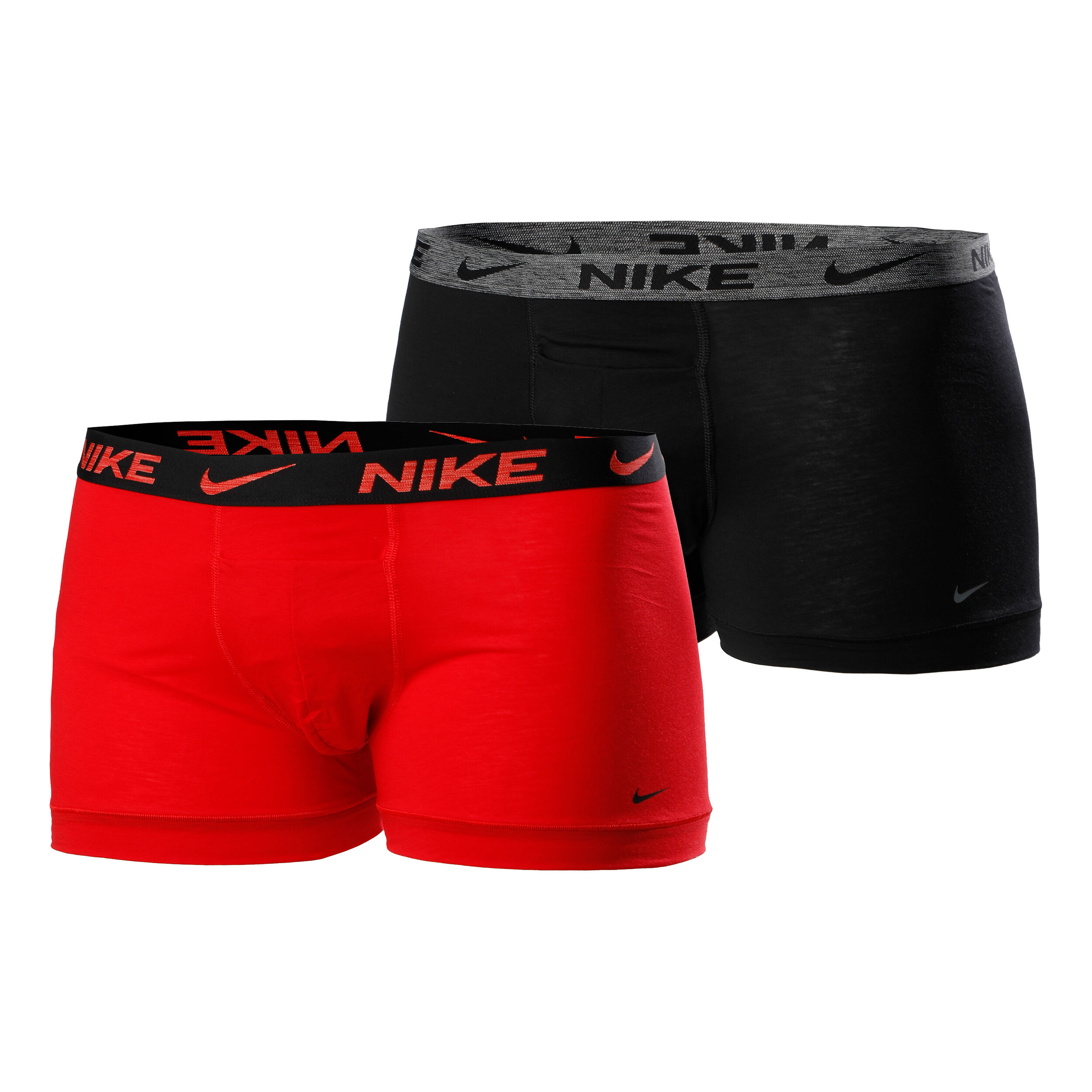 Reluxe Cale on Pack De 2 Unit s Hommes Rouge Noir