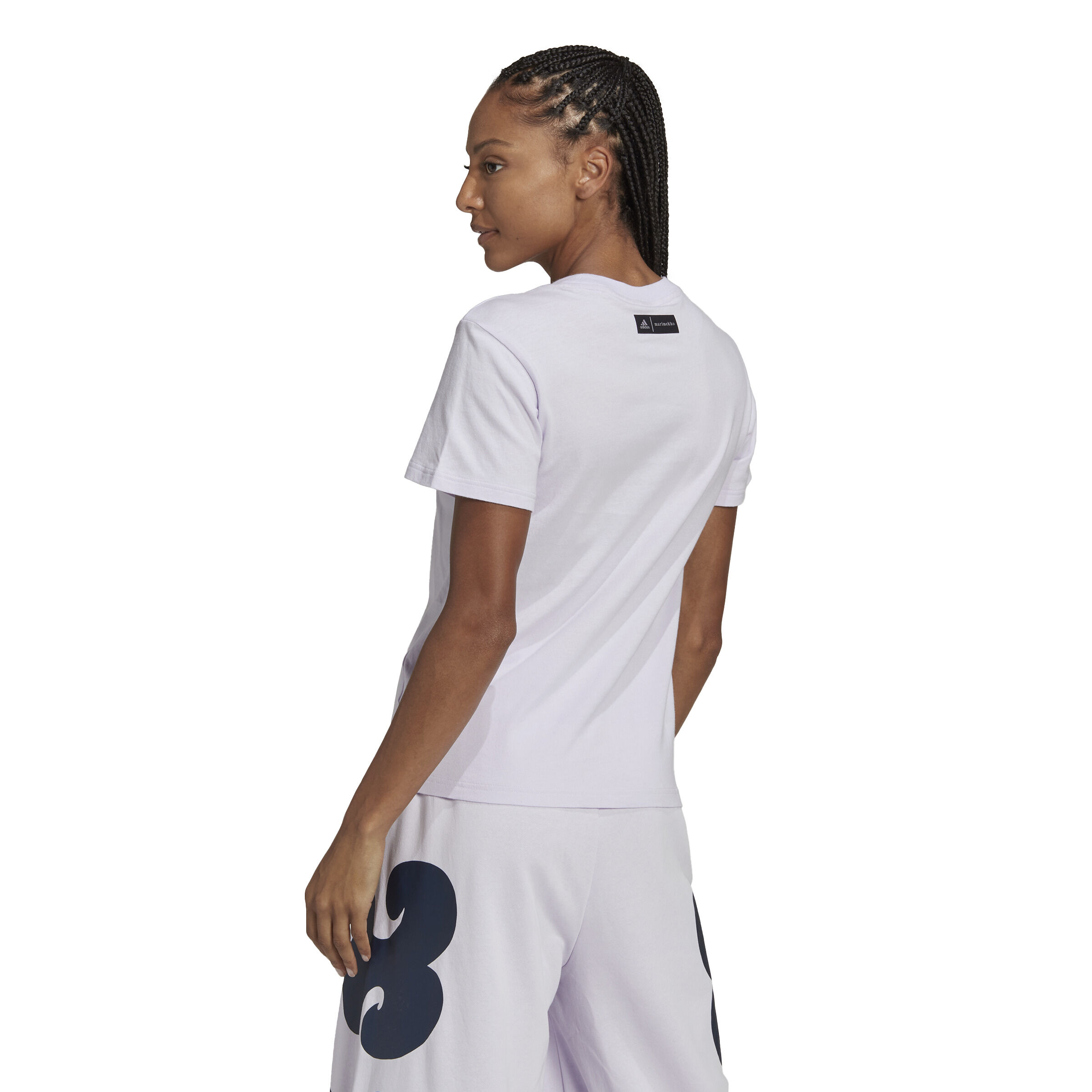 Marimekko Graphic T shirt Femmes Lilas Violet