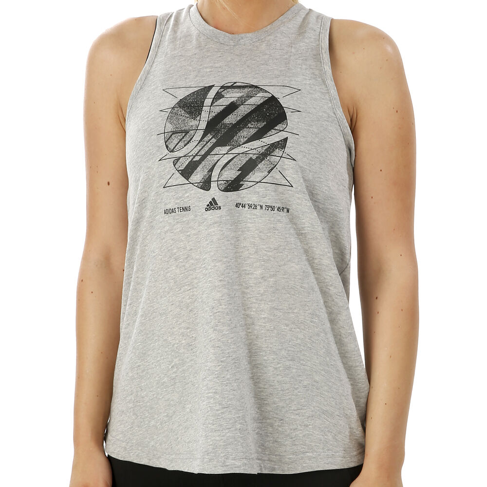 adidas Débardeur Tank Top Femmes - Gris , Noir