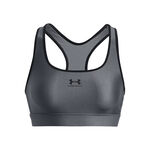 Vêtements Under Armour Under Armour Heatgear Mid Padless Soutien-gorge Sport Femmes-Gris
