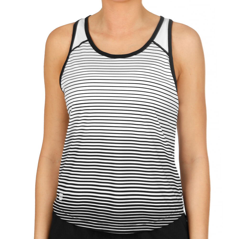Wilson Team Striped Débardeur Tank Top Femmes - Blanc , Noir