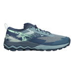 Chaussures de running Mizuno Mizuno Wave Ibuki 5 Chaussure Trail Hommes-Bleu Petrol, Bleu Fonc&eacute;