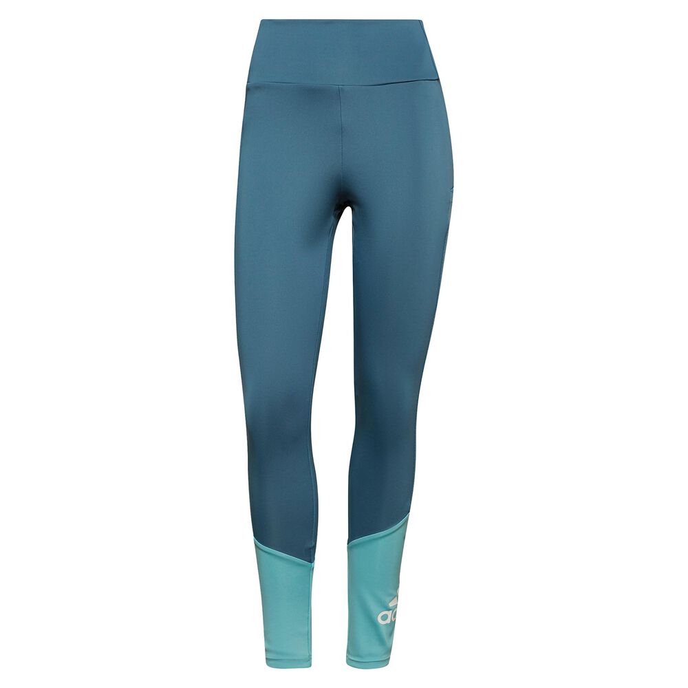 adidas Big Logo Collant Tight Femmes - Bleu , Turquoise