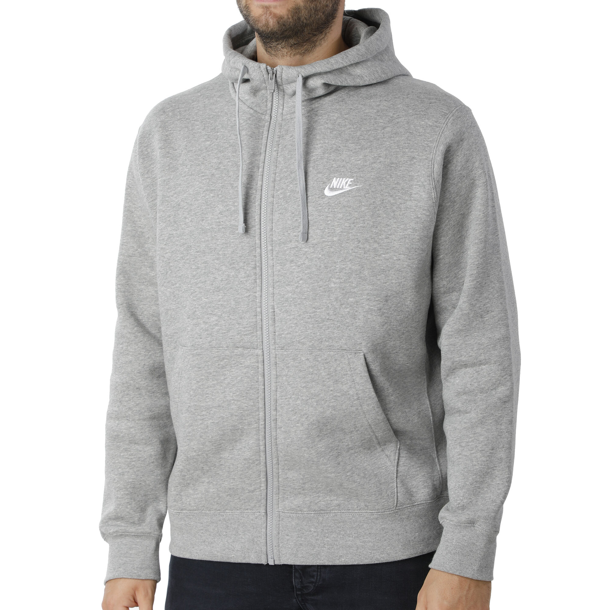 Nike Sportswear Club Gilet En Coton Hommes - Gris Clair , Blanc acheter en ligne | Tennis-Point