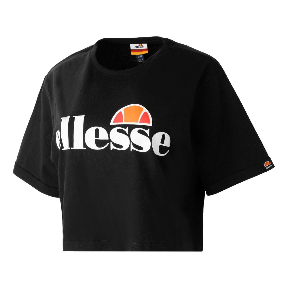 Ellesse Alberta Crop T-shirt Femmes - Noir , Blanc