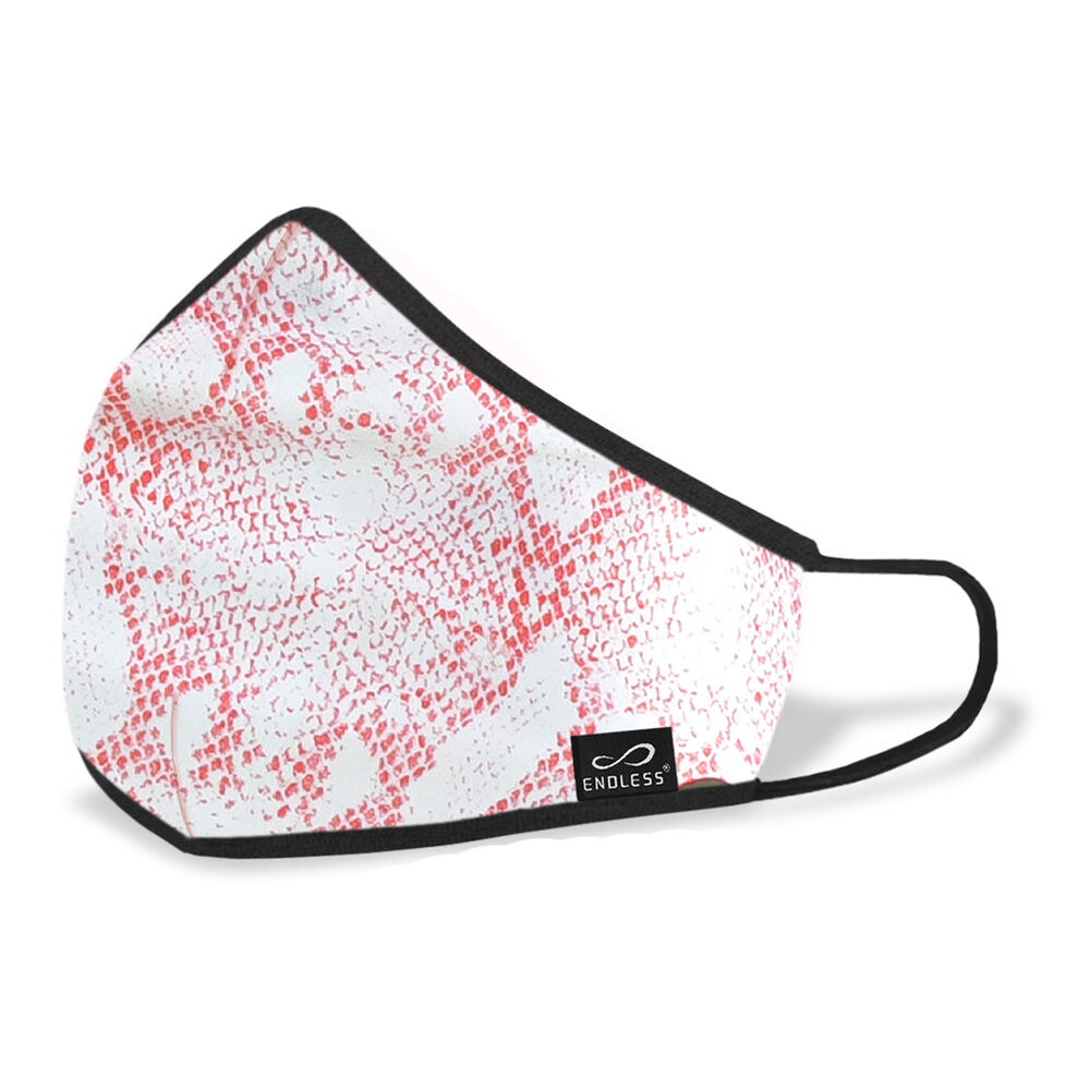 Endless Safe Mask Inklusive 2 Filter Masque De Protection Facial - Corail , Blanc