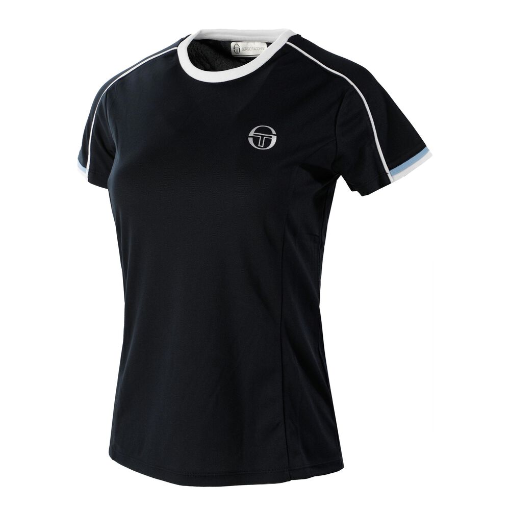 Sergio Tacchini Pliage T-shirt Femmes - Bleu Foncé , Blanc