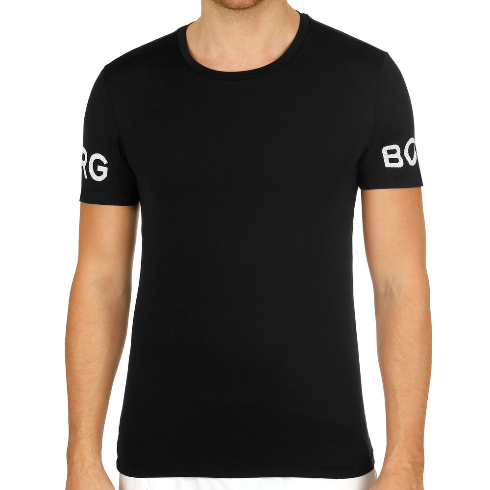 Björn Borg Borg T-shirt Hommes - Noir , Blanc