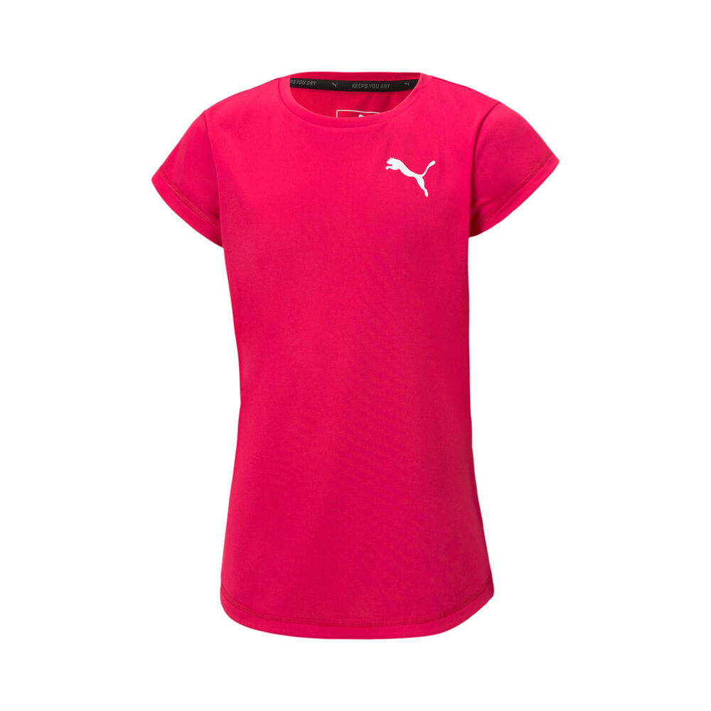 Puma Active T-shirt Filles - Pink , Blanc