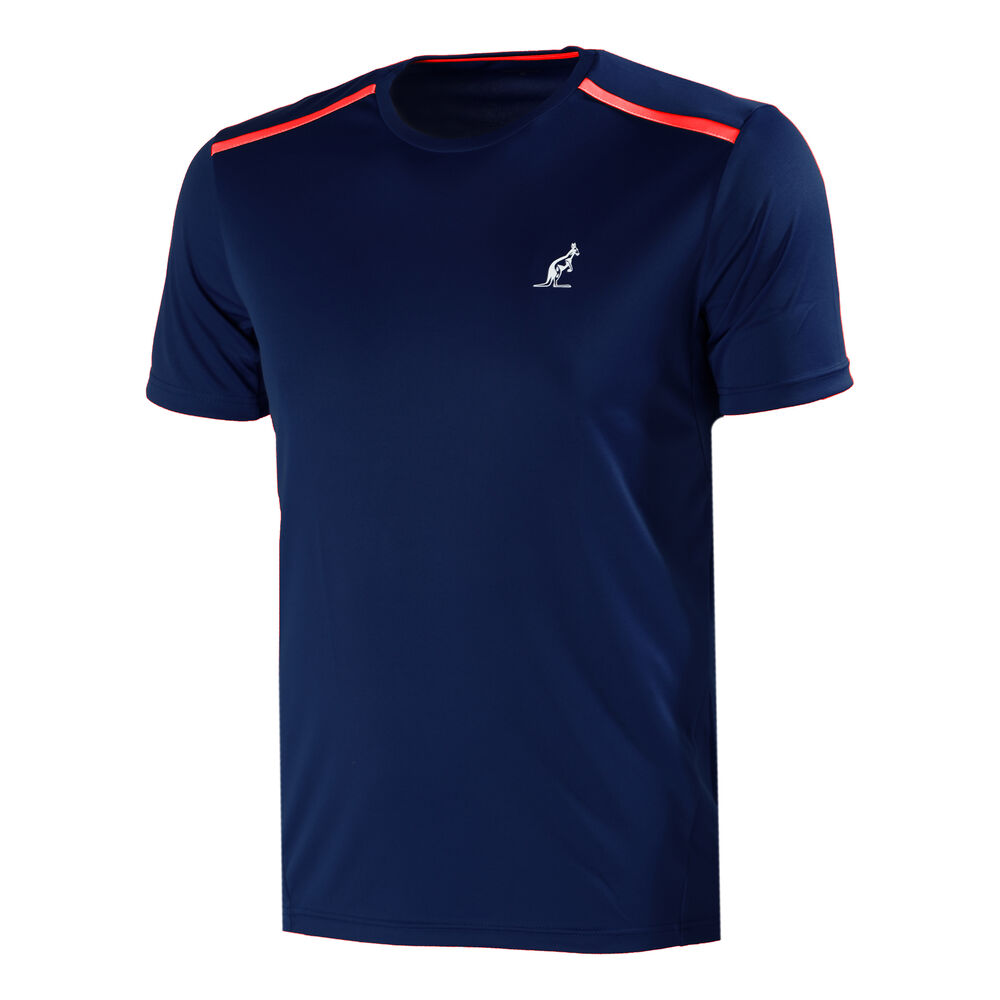 Australian T-shirt Hommes - Bleu Foncé , Blanc