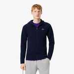 Vêtements Lacoste Lacoste Full Zip Gilet en coton Hommes - bleu foncé, 