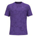 V&ecirc;tements Odlo Odlo Zeroweight Engineered Chill-Tec Maillot De Course Hommes-Violet
