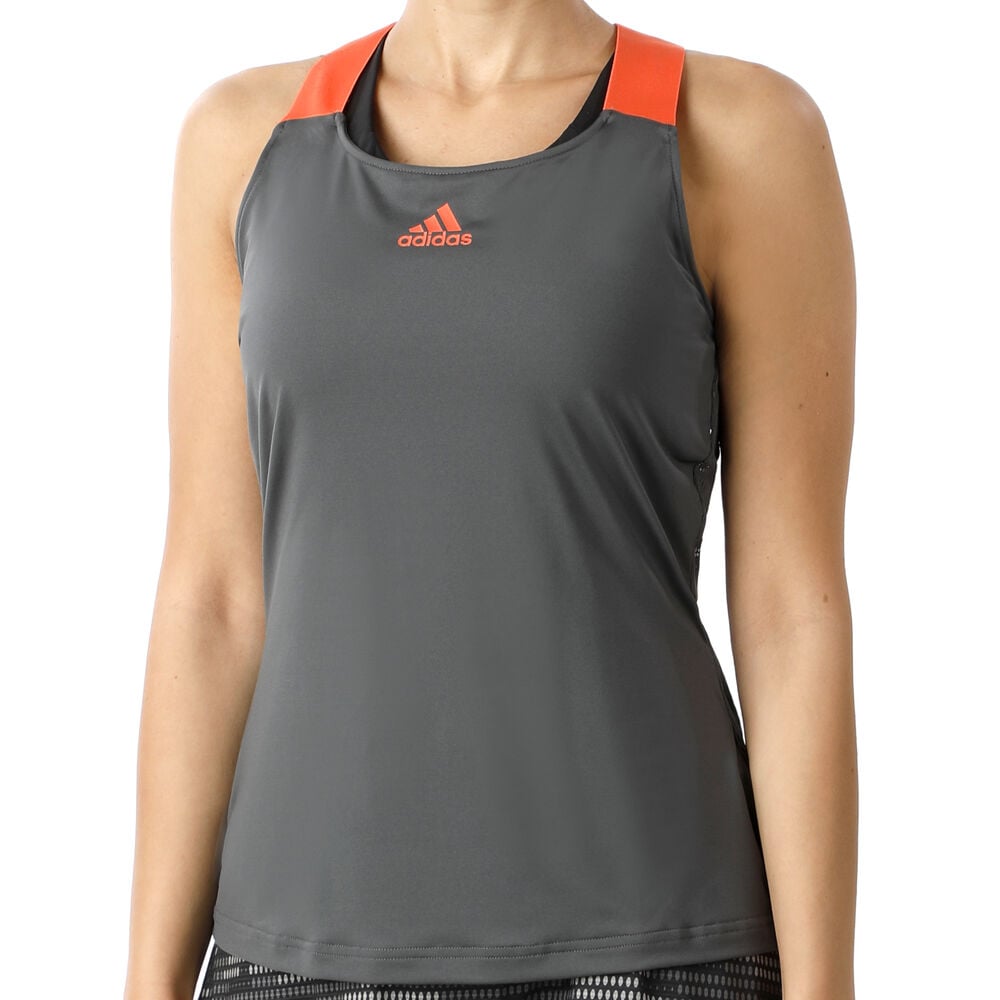adidas Y Débardeur Tank Top Femmes - Gris Foncé, Orange
