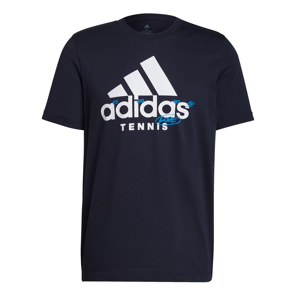 adidas Cat T-shirt Hommes - Bleu Foncé , Blanc