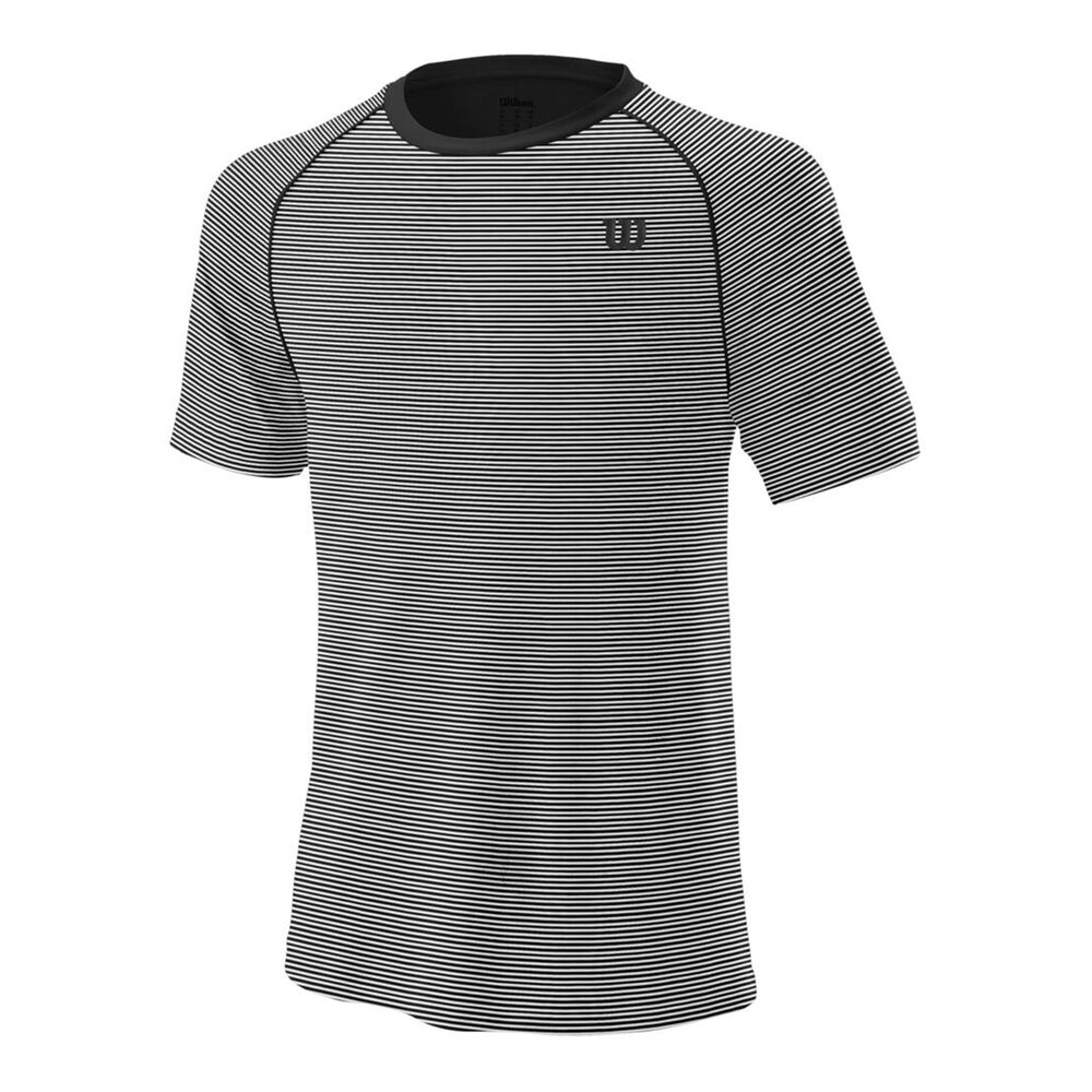 Wilson Training Crew T-shirt Hommes - Gris Foncé, Noir