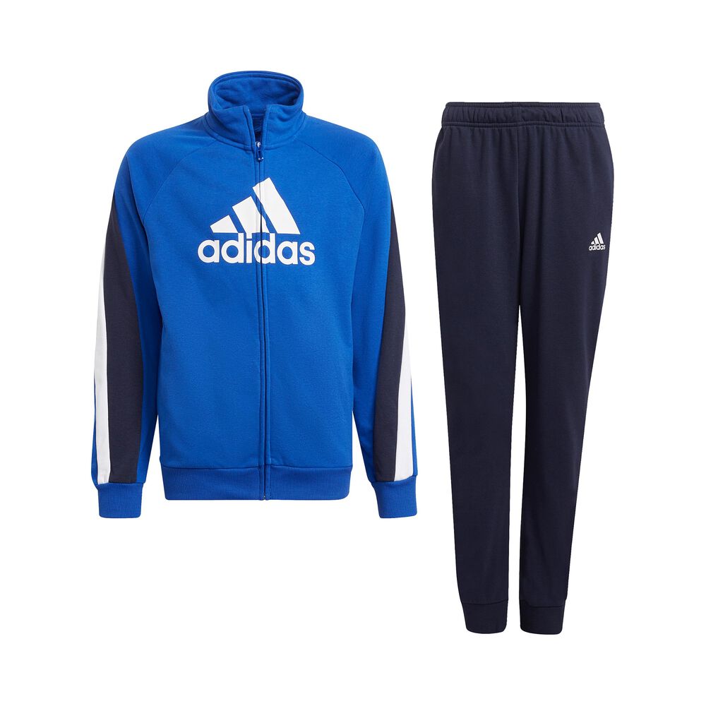 adidas Badge Of Sport Cotton Survêtement Garçons - Bleu , Noir
