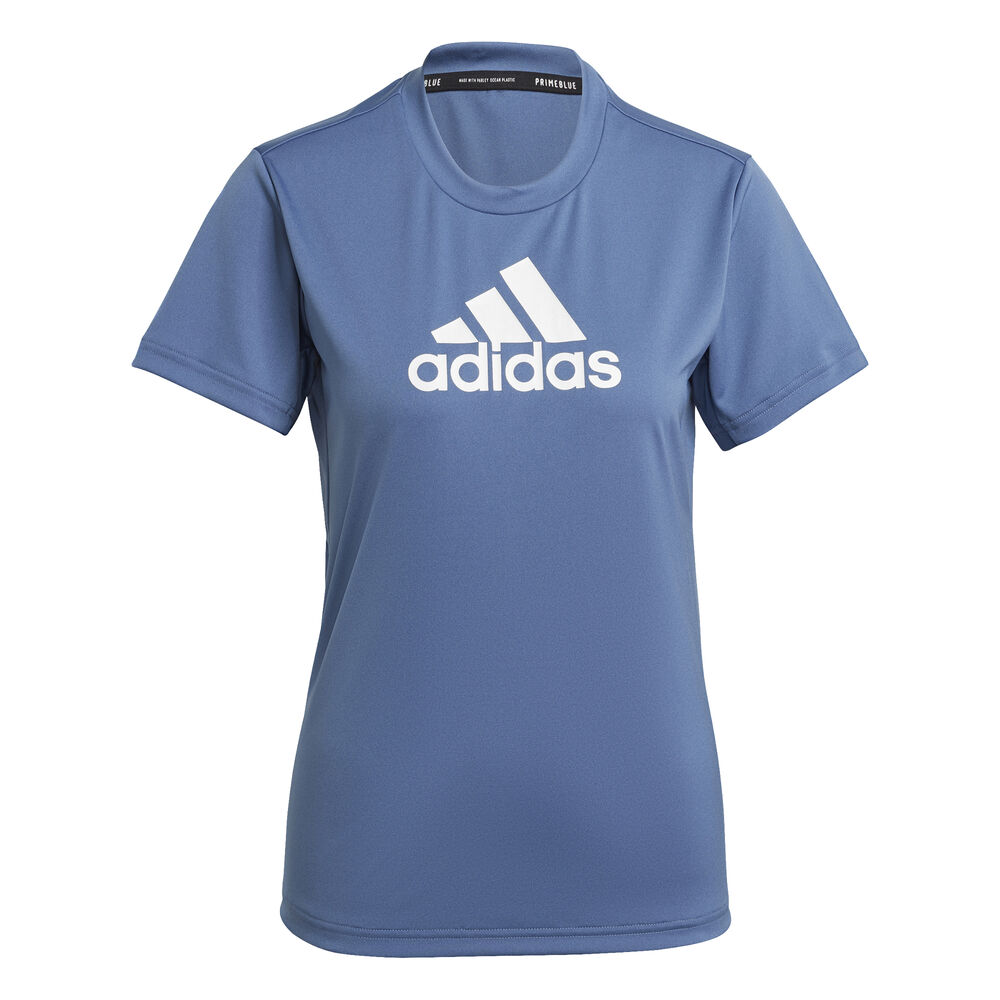 adidas Big Logo T-shirt Femmes - Bleu