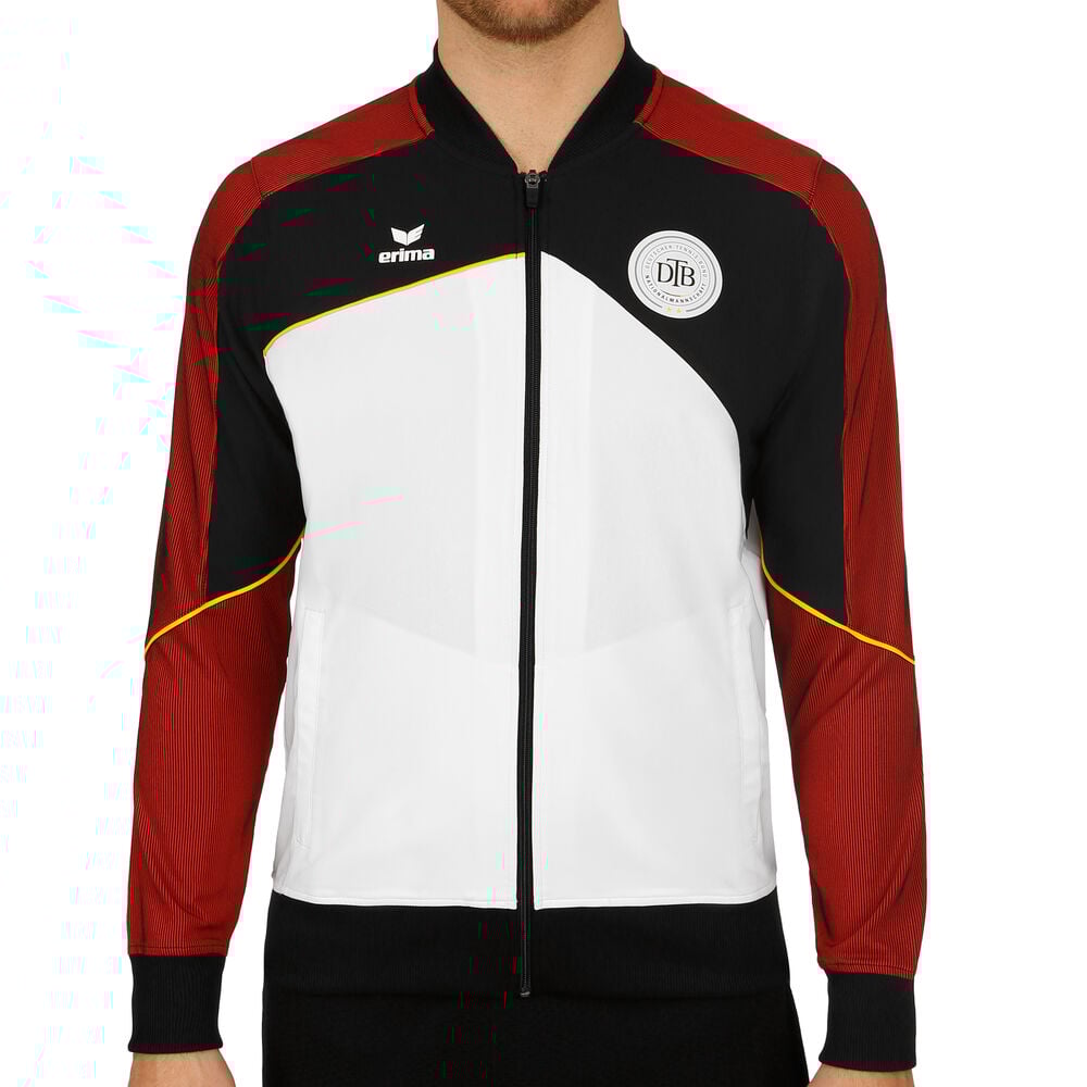 Erima Premium One 2.0 Präsentation DTB Veste De Survêtement Hommes - Blanc , Noir
