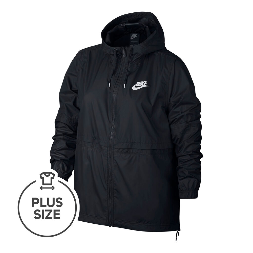 Nike Sportswear Woven Plus Size Veste De Survêtement Femmes - Noir