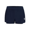Crew 2in1 Shorts Femmes-Bleu Fonc&eacute;