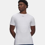 V&ecirc;tements Under Armour Under Armour Elite Fitted T-shirt Hommes-blanc