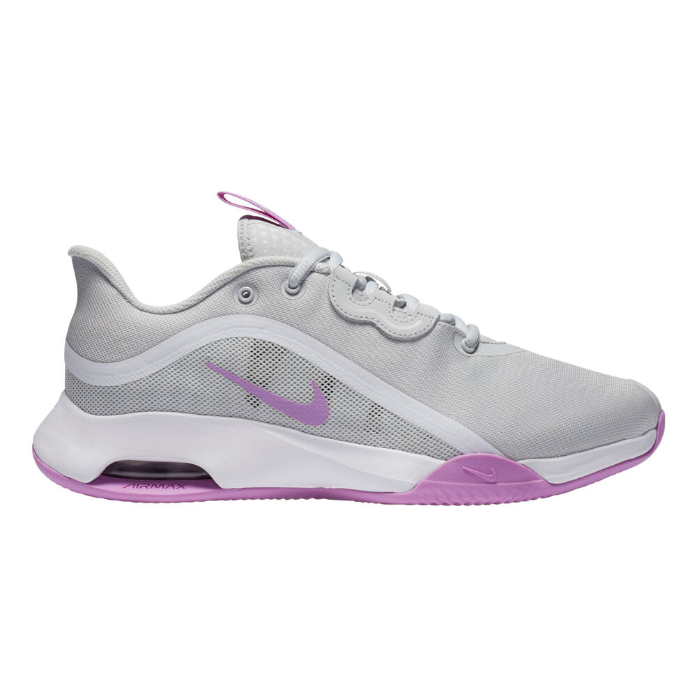 Nike Court Air Max Volley Clay Chaussure Terre Battue Femmes - Gris Clair , Violet