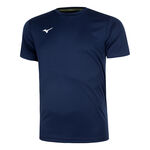 Vêtements Mizuno Mizuno Training T-shirt Hommes - bleu foncé, 