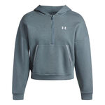 Vêtements Under Armour Under Armour Rival Fleece  Piped Half-Zip Sweat-shirt Femmes - blanc, 