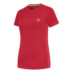 Vêtements Dunlop Dunlop Club Crew T-shirt Femmes-Rouge