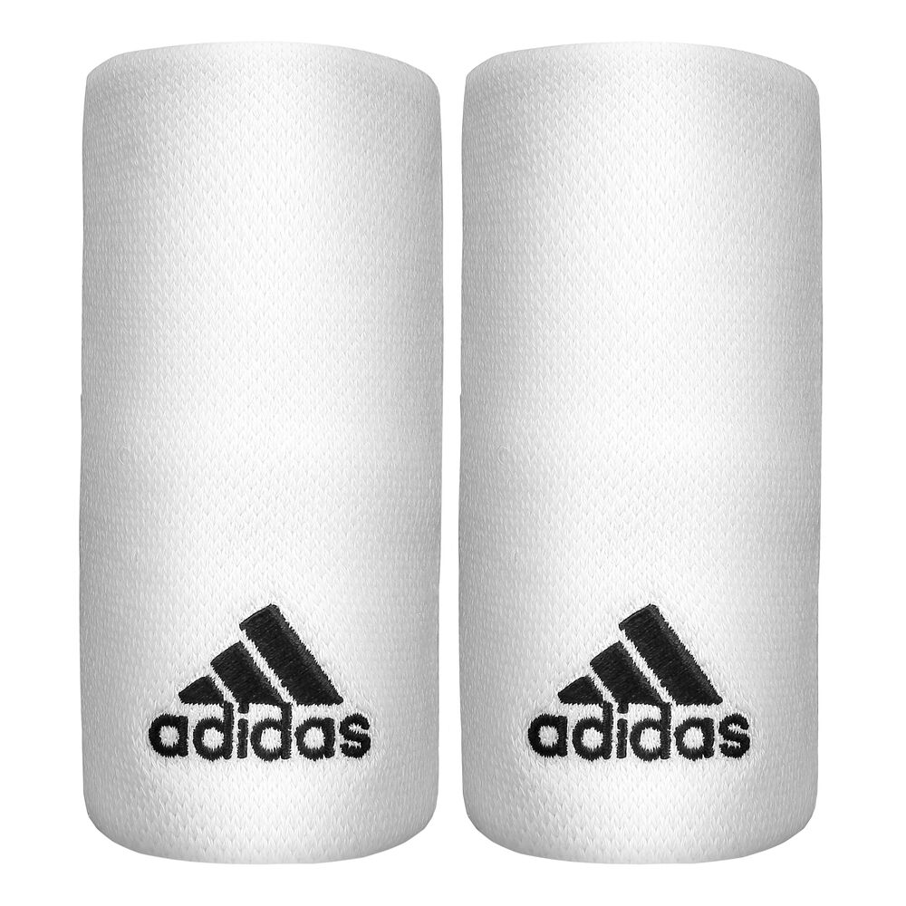 adidas Large Poignet Pack De 2 Unités - Blanc , Noir