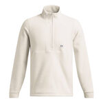 Vêtements Under Armour Under Armour Expanse Fleece Half-Zip Sweat-shirt Hommes-Crème,Noir
