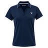 W. TEAM TECH POLOWHITE Polo Femmes-bleu fonc&eacute;