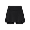 Club Basic Jupe Filles-Noir,Argent