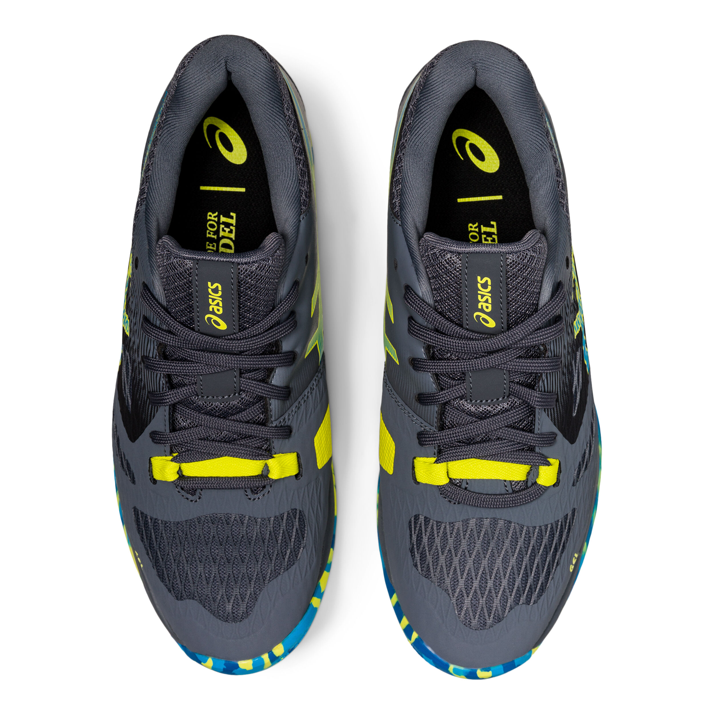 Buy ASICS Lima Padel FF Chaussures Padel Hommes Gris Turquoise online Tennis Point FR