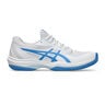 Game FF Chaussure Terre Battue Femmes-Blanc,Bleu
