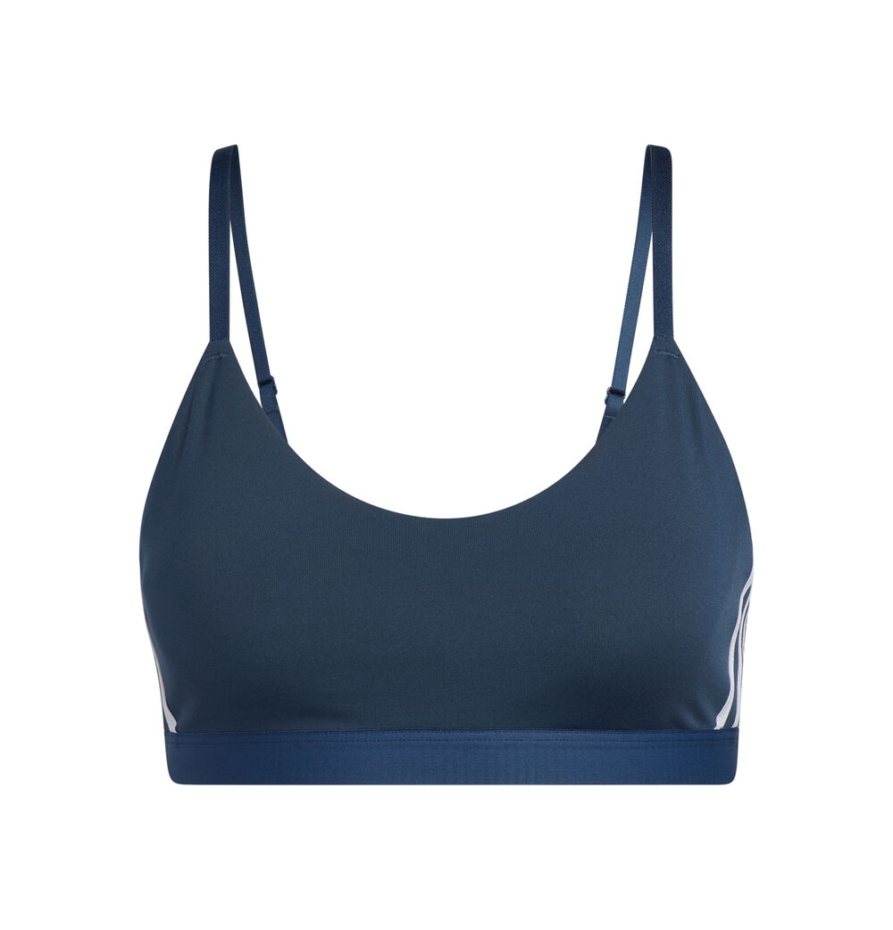 adidas 3-Stripes Soutien-gorge Sport Femmes - Bleu Foncé , Blanc