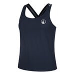 Vêtements de tennis Quiet Please Quiet Please Serve & Volley Débardeur tank top Femmes-bleu foncé